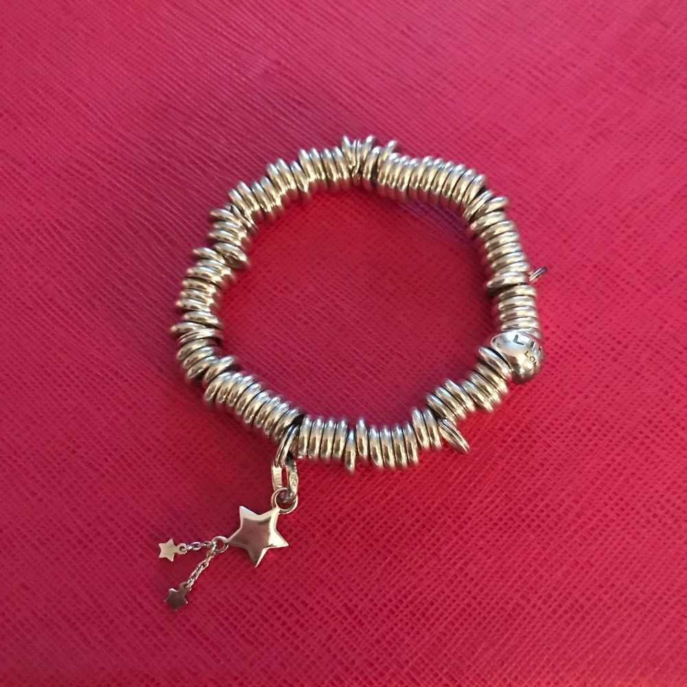 LINKS of London silver stretch bracelet.